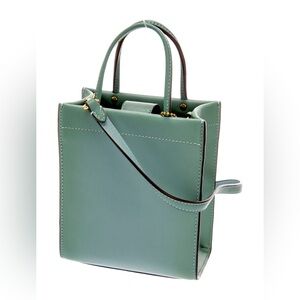 COACH Mini Cashin Tote in Sage NWT